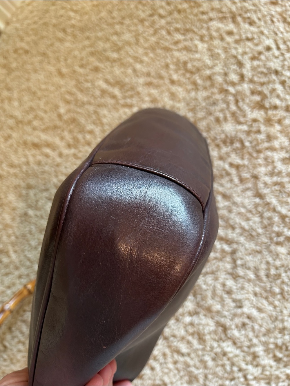 Gucci Bamboo Brown Leather Bag - Gorgeous!! - Picture 5 of 10